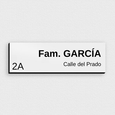 Placa Pvc + Vinilo | Tu Rótulo Personalizado